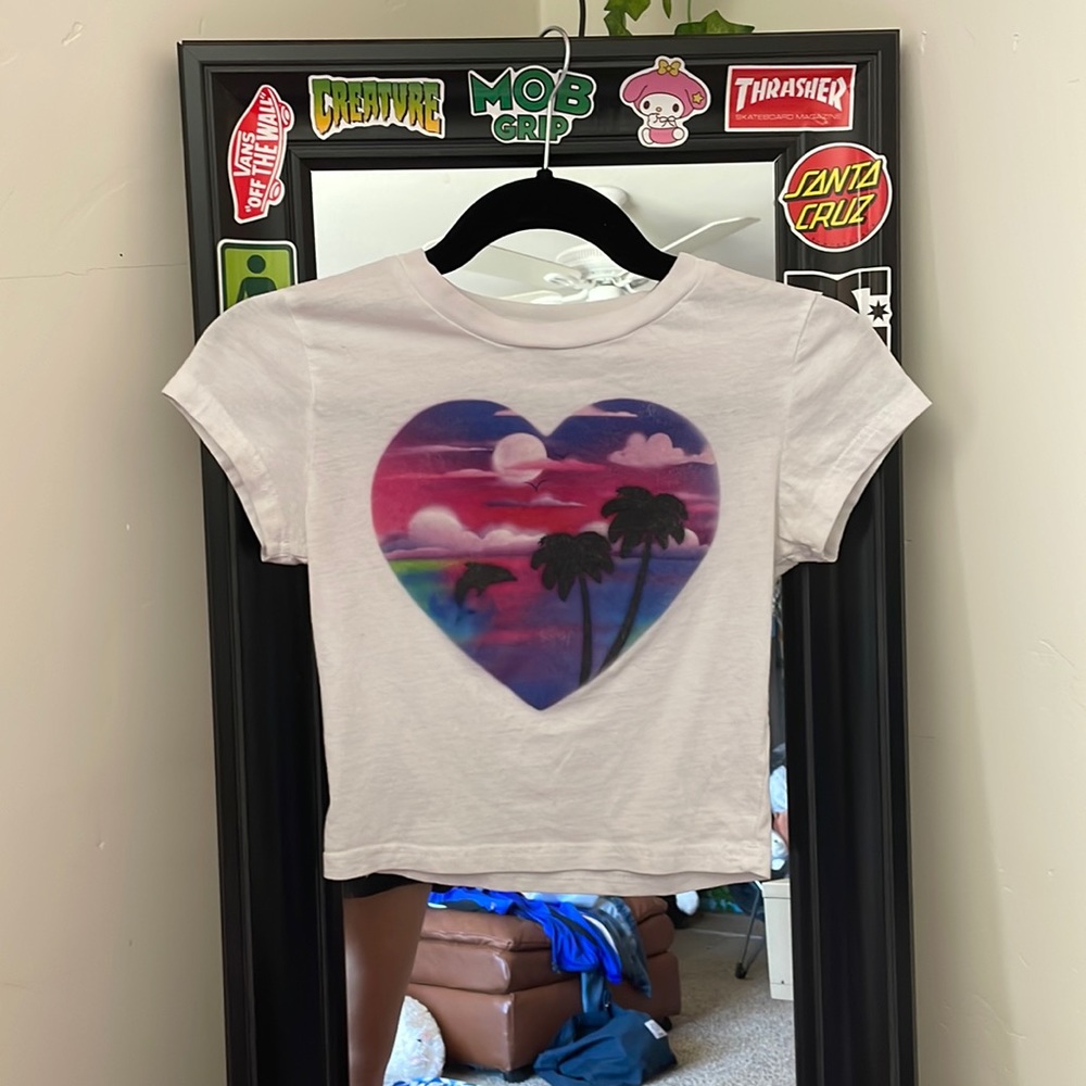 XS sunset tee